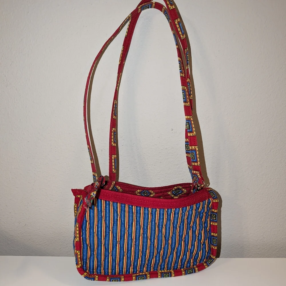 COPY - ๐ $3/$15 Vera Bradley "Villa Red" Small Crossbody Purse - Picture 13 of 16
